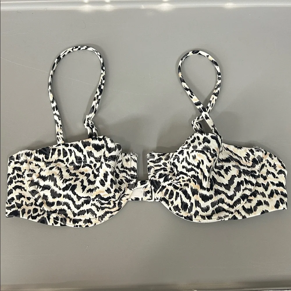 Aerie Sunny Side Up Bikini Top Sz 34B UPF 50